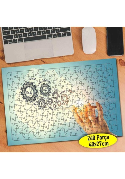 Sosyal Ağ Teknoloji Uzmanı 240 Parça Puzzle Yapboz-113538838