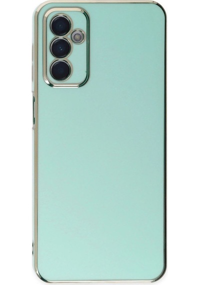 Samsung Galaxy M23 Kılıf Volet Silikon - Açık Yeşil