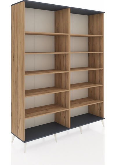 Hyperion Gardrop 10 Raflı 176x44x221 Çam-antrasit/çam Antrasit/çam Hyperion Gardrop 10 Raflı 176x44x221 Çam-antrasit/çam Antrasit/çam