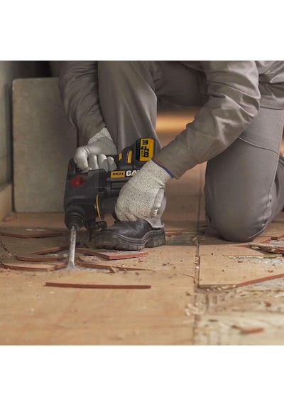 Cat DX21BC 18Volt 2.0Ah 2.2J Li-ion Tek Akülü Şarjlı Kömürsüz Profesyonel Sds-Plus Pnömatik Kırıcı/Delici