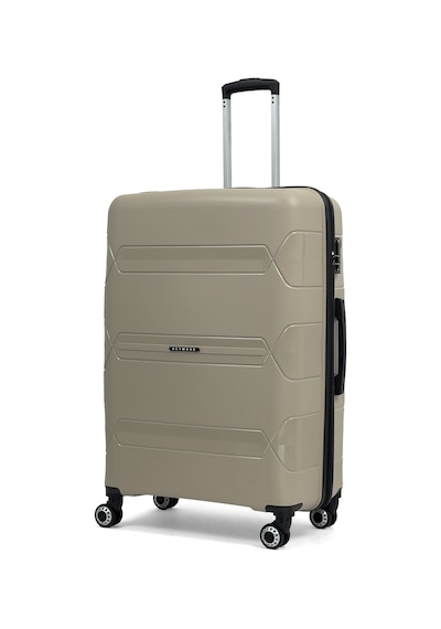 Reymond Luggage Lucas Polipropilen Kırılmaz Valiz, Büyük Boy Bej