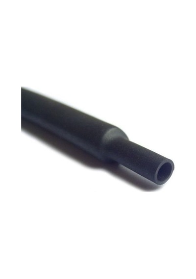 1.5mm Isı İle Daralan Makaron 2 Metre Siyah İnce Kablo İzolasyon 2:1 Daralma Oranı
