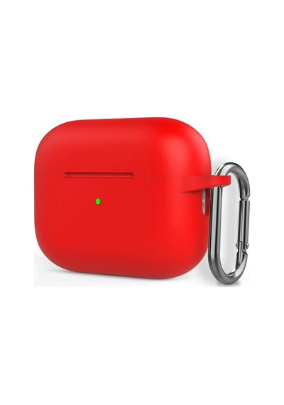 E2m Apple Uyumlu AirPods 3 Kılıf Sense Silikon Kırmızı