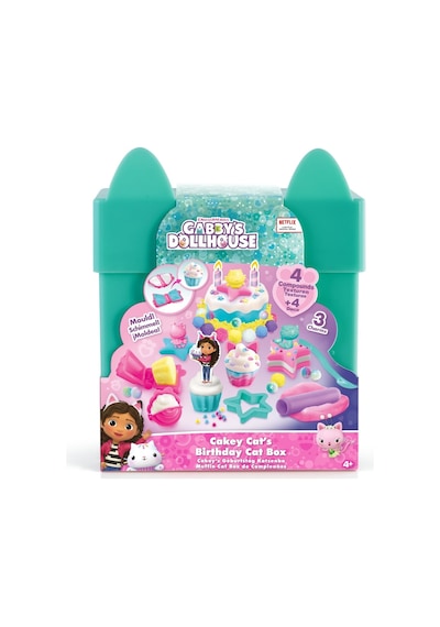 Gabby's Doll House Cakey Cat Birthday Cat Box
