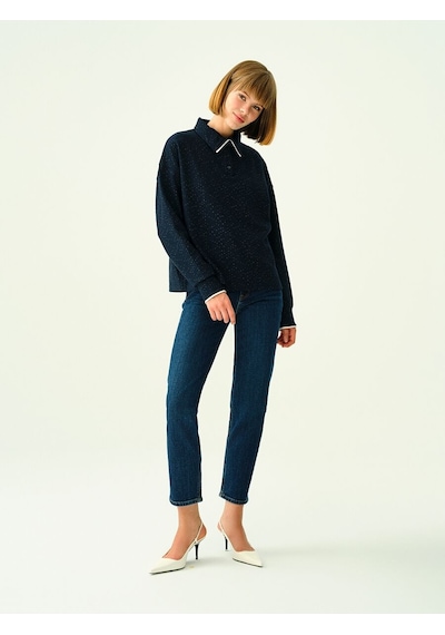 LOFT Elena Slim Fit Kadın Pantolon Lf2037059 Q1.v1 Denim