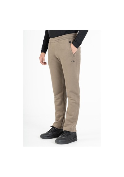Maraton Sportswear Regular Erkek Düz Paça Basic Kakao Eşofman Altı 17935 Kahverengi