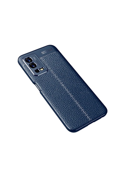 Oppo A55 4G Kılıf Zore Niss Deri Desenli Silikon Kılıf