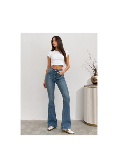 Bluemarlin Tint İşlemli Ön İşlemli Likralı Tam Kalıp Denim İspanyol Paça Jeans Pantolon Tint İşlemli Bluemarlin Tint İşlemli Ön İşlemli Likralı Tam Kalıp Denim İspanyol Paça Jeans Pantolon Tint İşlemli