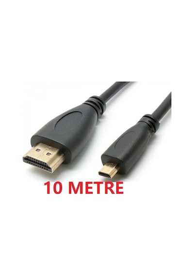 Micro Hdmi To Hdmi Kablosu 10 Metre 4779P Çevirici Kablo Mikro