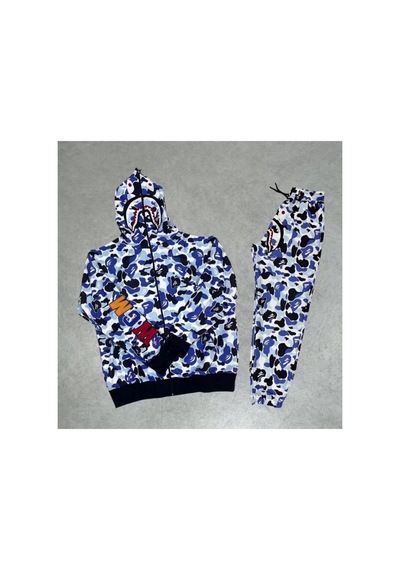 Bomii Çocuk Bape Alt Üst Takım Eşofman Takımı Gri - 936290063 Gri