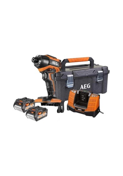 Aeg BSS 18B6 502 18V 5 Ah Li-ion Çift Akülü Kömürsüz Darbeli Vidalama