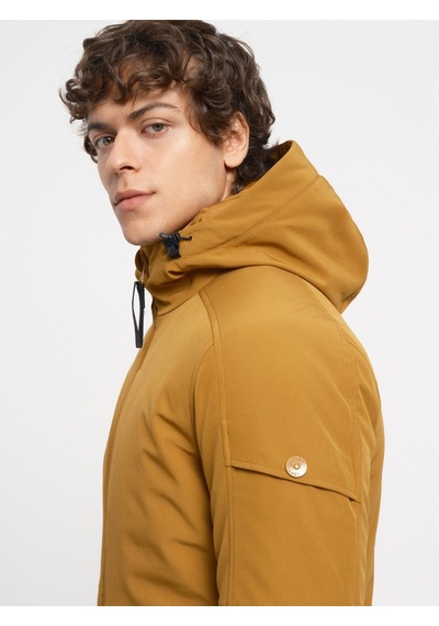 Regular Fit Erkek Mont Mustard