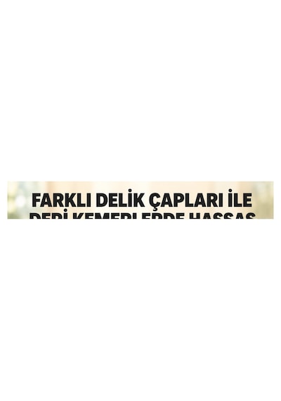 Deri Delme Pensesi 6 Uçlu Ayarlanabilir Kemer Delme Aleti Profesyonel Kullanım Belirtilmemiş