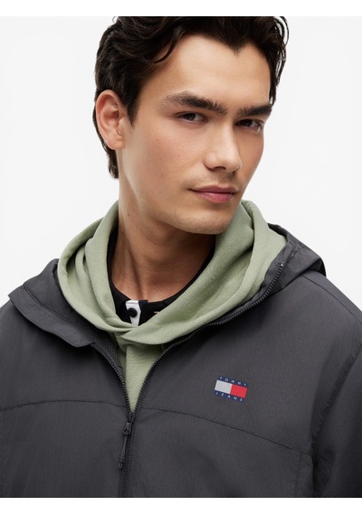 Tommy Hilfiger Tjm Chıcago Packable Jacket Ext Erkek Gri Mont - Dm0dm23223