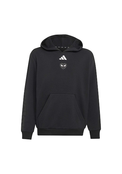 Adidas Çocuk Sweatshirt Adıdas Marvel Spıder-man Hooded Sweat Kg6130 Siyah