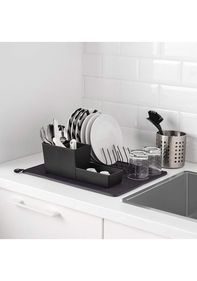 Ikea Nysköljd Bulaşık Kurutma Matı 36x44 Cm Koyu Gri Diğer