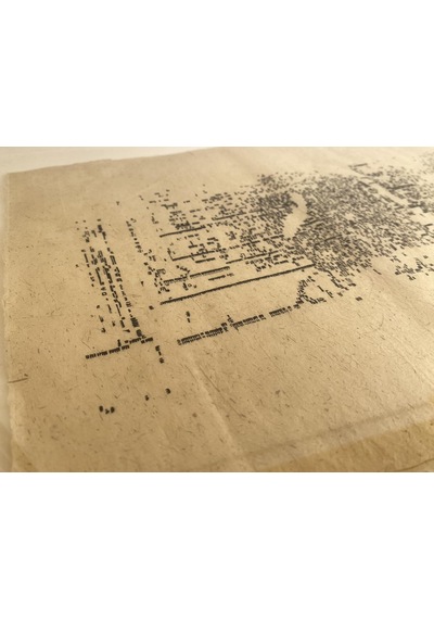 Asemic Sound Mappings Sergisi Asemik Resmi 31x66 cm 006