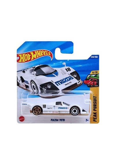 Hot Wheels Mazda 787b - Peak Pursuit Özel Seri Metal Oyuncak Araba Çok Renkli