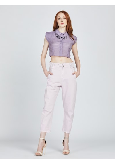 Kadın Baggy Regular Fit Lilapantolon Lf2027428 Mavi Kadın Baggy Regular Fit Lilapantolon Lf2027428 Mavi