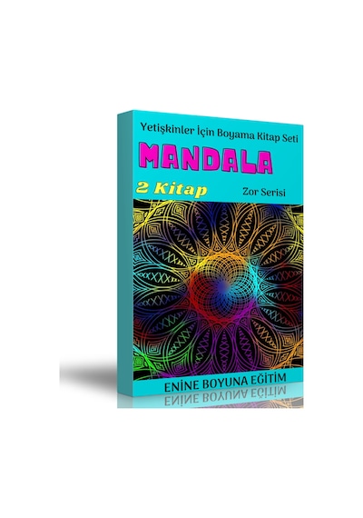 Yetişkinler İçin Boyama Kitap Seti (Zor Seviye)