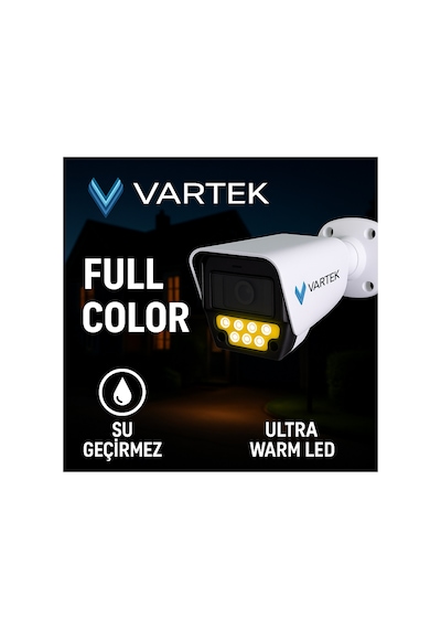 5 Kameralı Ahd Full Hd 9 Led 5mp Kamera Seti - 1tb Hdd Dahil Gece Renkli Görüş