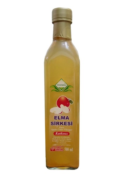 Elma Sirkesi 500 Ml Koruyucusuz Katkısız Doğal Fermente