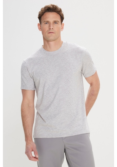 AC&Co / Altınyıldız Classics Erkek Grı Slim Fit Dar Kesim Bisiklet Yaka Pamuklu Kısa Kollu Tişört Gri AC&Co / Altınyıldız Classics Erkek Grı Slim Fit Dar Kesim Bisiklet Yaka Pamuklu Kısa Kollu Tişört Gri