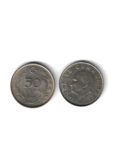 1985 Yılı Tedavül 50 Lira Çil