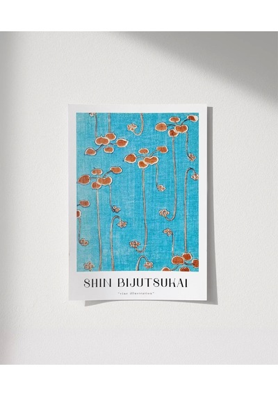 Çerçevesiz Poster Shin Bijutsukai Asma İllüstrasyonu