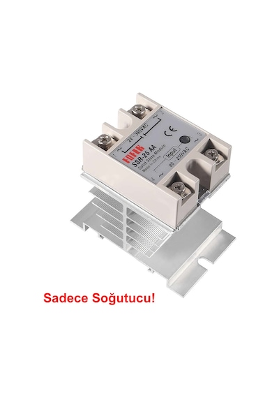 Ssr Alüminyum Soğutucu Blok Solid State Röleler İçin 10a/40a Ray Montaj Edilebilir Isı Sıcaklık Düş