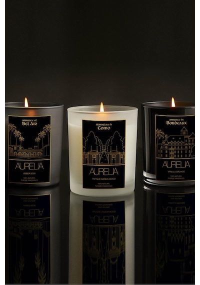 Aurelia Geneve Ambiance De Bordeaux Vanilya & Orkide Kokulu Mum 180 G
