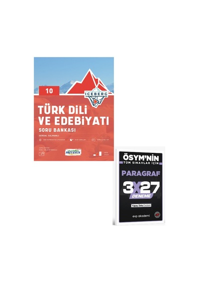 Okyanus 2027 10. Sınıf Türk Dili Ve Edebiyatı Iceberg Soru Bankası+ Evp Akademi Paragraf