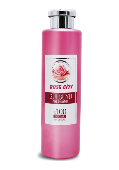 Rosecity Doğal Gülsuyu Gri Kapak 380 ml 2 Adet