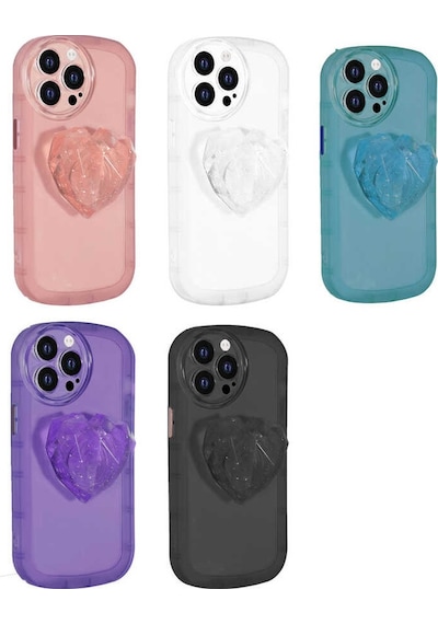 Apple Uyumlu iPhone 12 Pro Max Uyumlu Kamera Korumalı Pop Soketli Renkli Zore Ofro Kılıf-mor Mor -