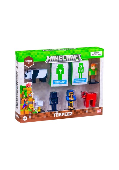 Minecraft 3d Toppeez 8'li Deluxe Figür Seti Seri 2 Model 1