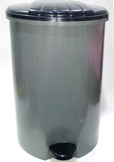 Tr Ayak Pedallı Jumbo Çöp Kovası 32 Litre Büyükboy Çıkabilen İç Kovalı 40x33 H:50 Sağlam Geniş Hazne