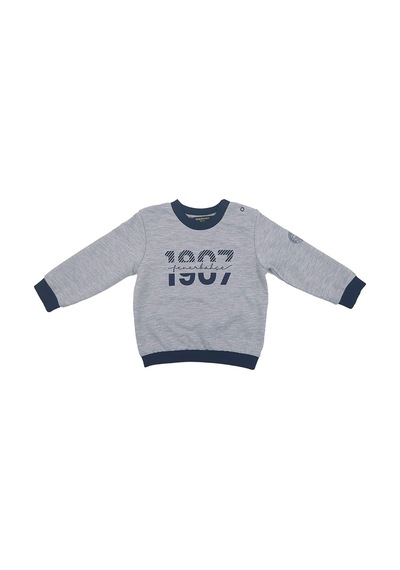 Fenerbahçe Lisanslı Uzun Kol Lacivert Bebek 1907 Sweat Gri