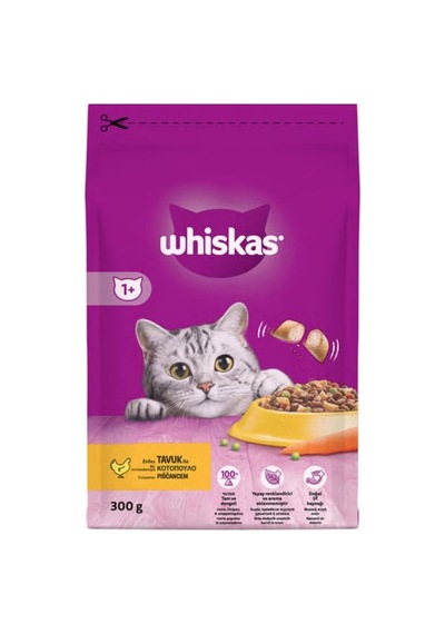 Whiskas 300 Gr Kuru Tavuk & Sebze 10'li Paket
