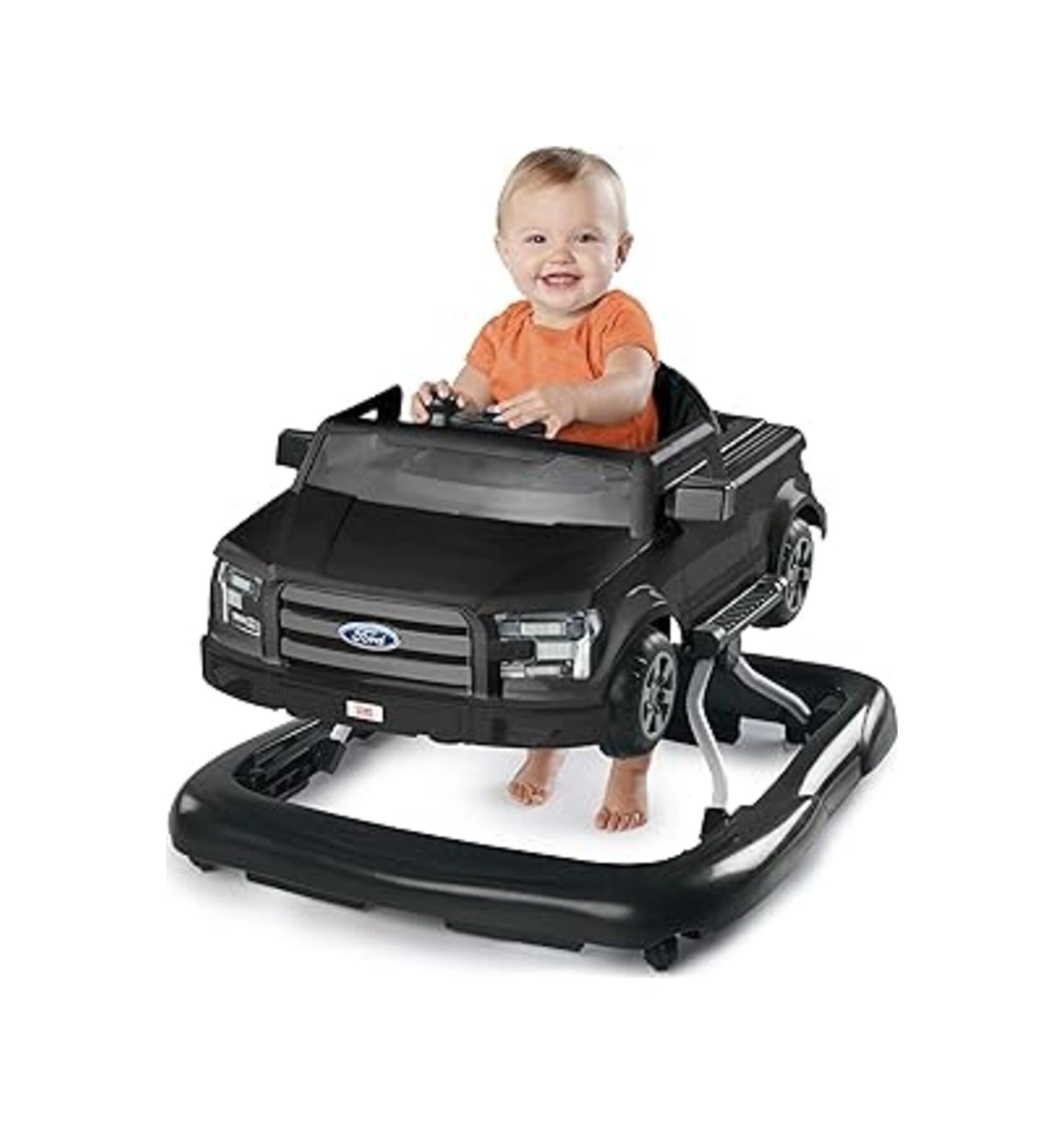 Bright Starts Ways To Play Yürüteç - Ford F-150, Akik Siyahı, 4'ü 1 Arada Yürüteç 6 Aylık ve Üzeri
