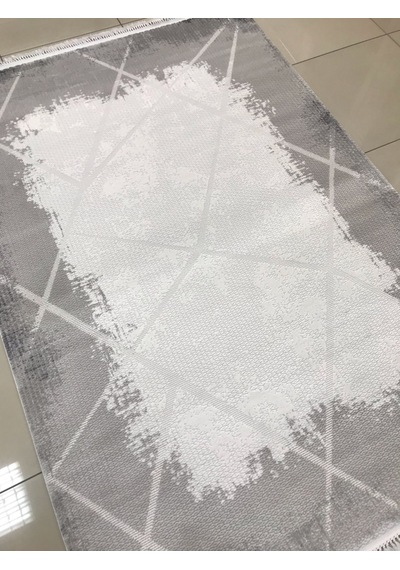 Merinos Halı Elegance 74423 096 Serisi Akrilik Salon Oturma Yatak Odası Halısı Gri - Krem