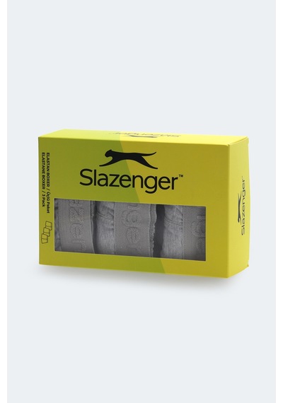 Slazenger Jama 3 Lü Set Erkek Gri Boxer Gri