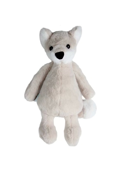 Dada Peluş Oyuncak Uyku Arkadaşı Tilki Krem 34 Cm Çok Renkli