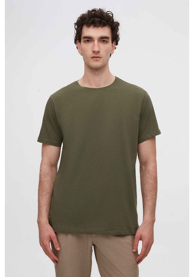 D's Damat Ds Damat Slim Fit Haki Bisiklet Yaka %100 Pamuklu Nefes Alabilen T-shirt 4HC141996753M Haki D's Damat Ds Damat Slim Fit Haki Bisiklet Yaka %100 Pamuklu Nefes Alabilen T-shirt 4HC141996753M Haki