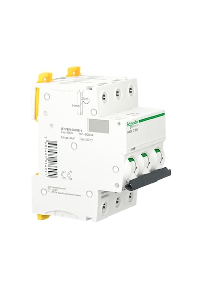 Schneider Electric Acti9 İk60N A9K24320 20A Sigorta (3P, 6Ka, C Eğrisi)