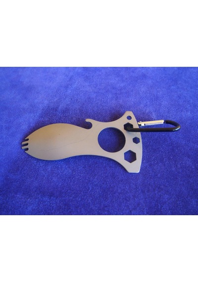 Crkt 9100k Eat'n Tool Çatallı Kaşık Seti - Kampçı Çok Amaçlı Set Çok Renkli