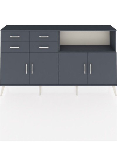 Arges Konsol 4 Raflı 4 Çekmeceli 4 Kapaklı 176x30x99 Antrasit-antrasit Antrasit - Antrasit Arges Konsol 4 Raflı 4 Çekmeceli 4 Kapaklı 176x30x99 Antrasit-antrasit Antrasit - Antrasit
