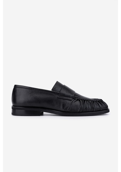 Valmenti Erkek Hakiki Deri Siyah Loafer Ayakkabı 987 1009 Erk Ayk Sk25-26 Sıyah Dr Siyah