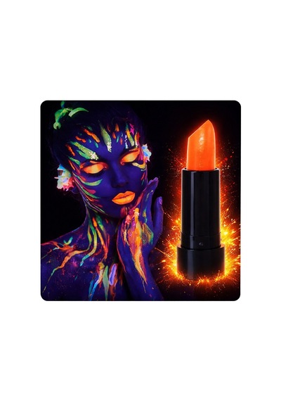 Işıltılı Stil Renkli Kozmetik Kulüp Tarzı Uv Neon Turuncu Ruj Karanlıkta Parlayan Makyaj Boyası Belirtilmemiş Işıltılı Stil Renkli Kozmetik Kulüp Tarzı Uv Neon Turuncu Ruj Karanlıkta Parlayan Makyaj Boyası Belirtilmemiş