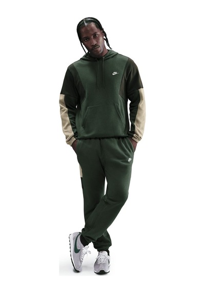 Nike Hv1165-323 Club Fleece Erkek Tracksuit Takım - Yeşil