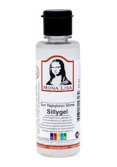 Slime Yapıştırıcı Sillygel Südor 70 ML Sıvı Slime Renkli Sılaym 7